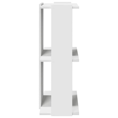 Valkoinen kirjahylly Cero 60x30x80cm (3-kerroksinen engineered wood)