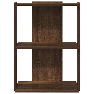 Ruskea tammi kirjahylly Cero 60x30x80cm (3-tasoinen, puinen)