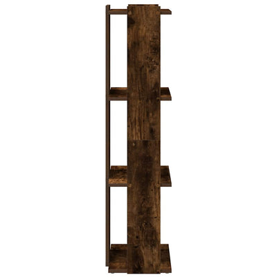 Savustettu tammi kirjahylly Cero 3-kerroksinen (puinen)