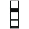 Musta kirjahylly Pohonie 34x31x112cm (lastulevy)