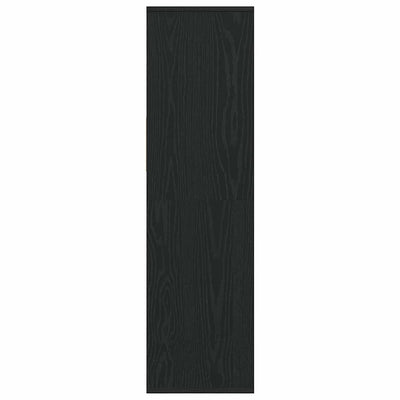 Kirjahylly musta 34x31x112 cm lastulevy