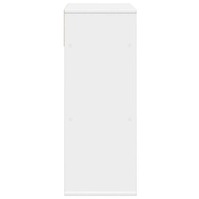 Valkoinen kirjahylly Pohonie 66x31x80cm (lastulevy)