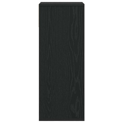 Musta kirjahylly Pohonie 34x31x80cm (lastulevy)