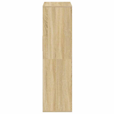 Kirjahylly Sonoma-tammi 66x31x112 cm lastulevy