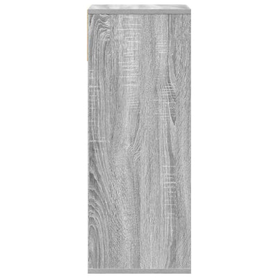 Kirjahylly harmaa Sonoma 34x31x80 cm tekninen puu