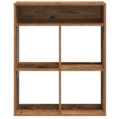 Kirjahylly vanha puu 66x31x80 cm tekninen puu