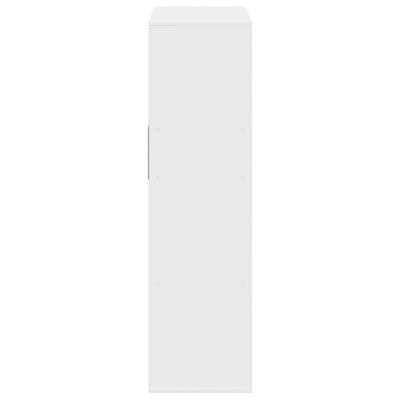 Valkoinen kirjahylly Pohonie 66x31x112cm (lastulevy)