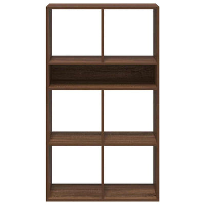 Kirjahylly ruskea tammi 66x31x112 cm tekninen puu