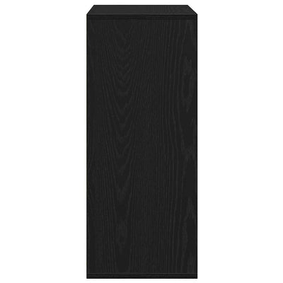 Kirjahylly musta 60x30x71,5 cm lastulevy