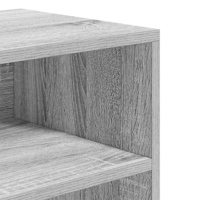 Kirjahylly harmaa Sonoma 60x30x71,5 cm tekninen puu