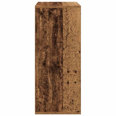 Vanha puu kirjahylly Pohonie 60x30x71,5cm (lastulevy)