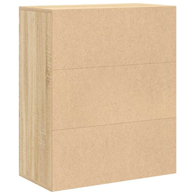 Kirjahylly Sonoma-tammi 60x30x71,5 cm lastulevy