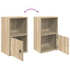 Kirjahylly Sonoma Oak 31x24x52 cm Engineered Wood