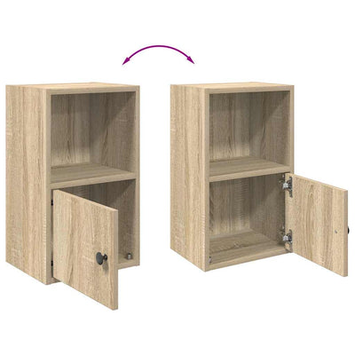 Kirjahylly Sonoma Oak 31x24x52 cm Engineered Wood