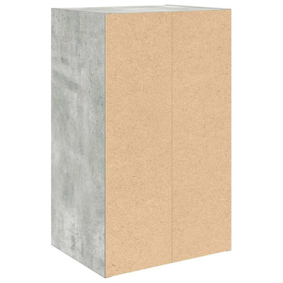 Kirjahylly betoninharmaa 31x24x52 cm tekninen puu