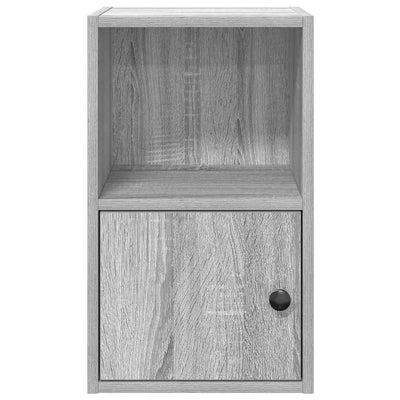 Kirjahylly harmaa Sonoma 31x24x52 cm tekninen puu