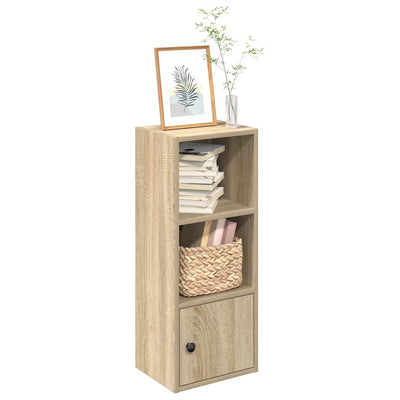 Kirjahylly Sonoma-tammi 31x24x77 cm tekninen puu