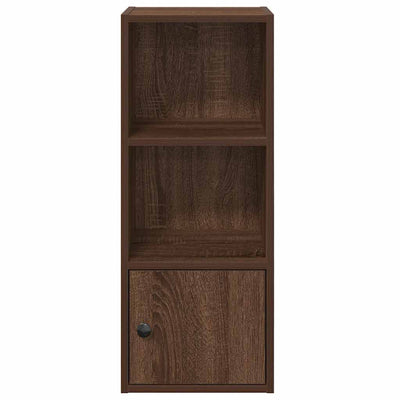 Kirjahylly ruskea tammi 31x24x77 cm tekninen puu