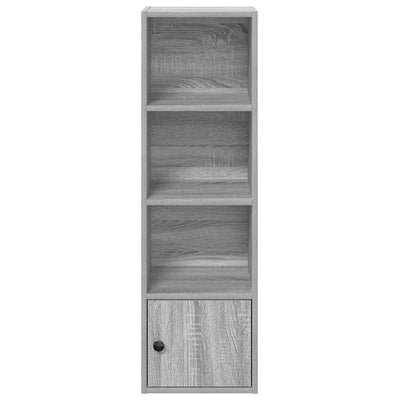 Kirjahylly harmaa Sonoma 31x24x102 cm tekninen puu
