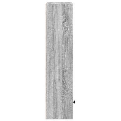 Kirjahylly harmaa Sonoma 31x24x102 cm tekninen puu