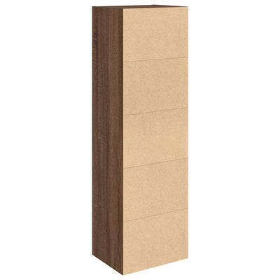 Kirjahylly ruskea tammi 31x24x102 cm tekninen puu
