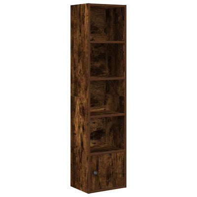 Kirjahylly savutammi 31x24x127 cm tekninen puu