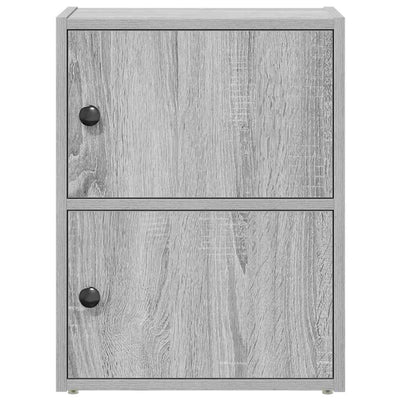 Kirjahylly harmaa Sonoma 40x24x52 cm tekninen puu