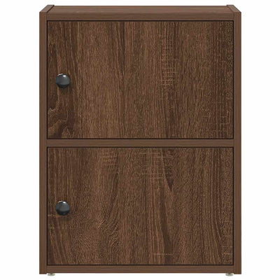 Kirjahylly ruskea tammi 40x24x52 cm tekninen puu