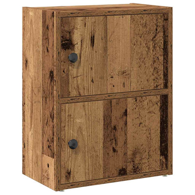 Kirjahylly vanha puu 40x24x52 cm tekninen puu