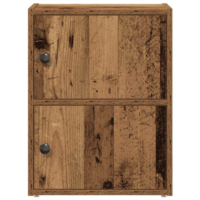 Kirjahylly vanha puu 40x24x52 cm tekninen puu