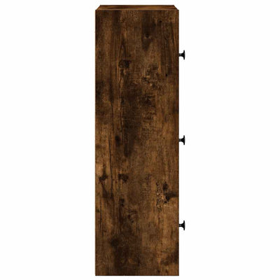 Kirjahylly savutammi 40x24x77 cm tekninen puu