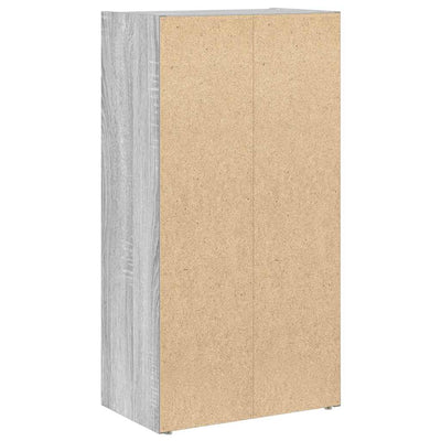 Kirjahylly harmaa Sonoma 40x24x77 cm tekninen puu
