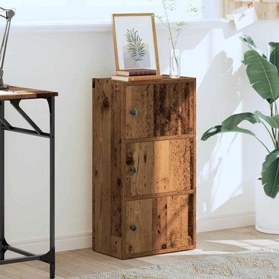 Vanha puu kirjahylly Kinsey 40x24x77cm (puinen)