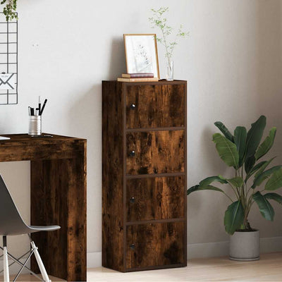 Savutammi kirjahylly Kinsey 40x24x102cm (puinen)