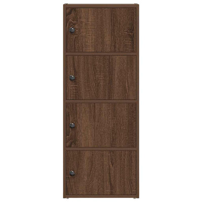 Ruskea kirjahylly Kinsey 40x24x102cm (tammi, puinen)