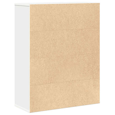 Valkoinen kirjahylly Soledad 60x24x76,5cm (puinen)