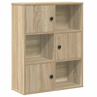 Kirjahylly sonoma oak Soledad 60x24x76,5cm (engineered wood)