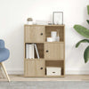 Kirjahylly Sonoma Oak 60x24x76,5 cm Engineered Wood