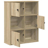 Kirjahylly Sonoma Oak 60x24x76,5 cm Engineered Wood