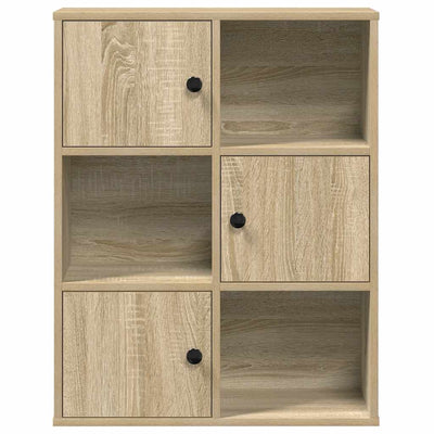 Kirjahylly sonoma oak Soledad 60x24x76,5cm (engineered wood)
