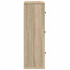 Kirjahylly sonoma oak Soledad 60x24x76,5cm (engineered wood)