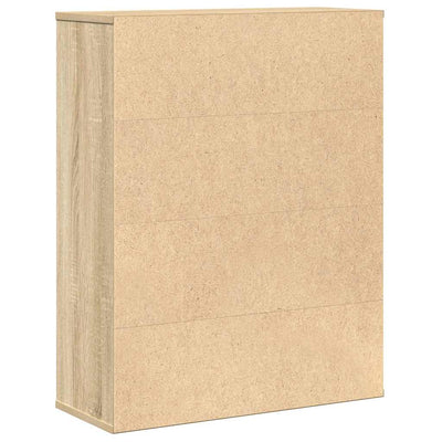 Kirjahylly Sonoma Oak 60x24x76,5 cm Engineered Wood