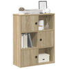 Kirjahylly sonoma oak Soledad 60x24x76,5cm (engineered wood)