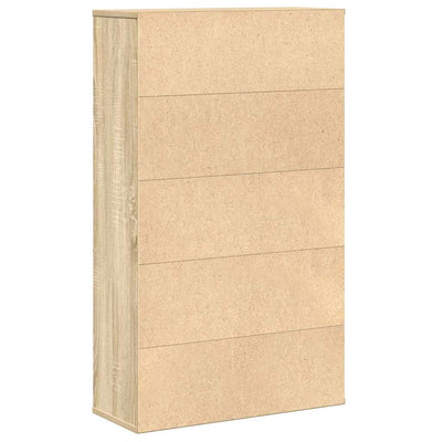 Kirjahylly Sonoma-tammi 60x24x101,5 cm tekninen puu