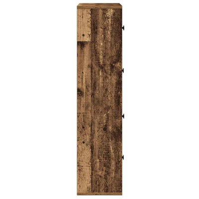 Vanha puu kirjahylly Soledad 60x24x101,5cm (puinen)