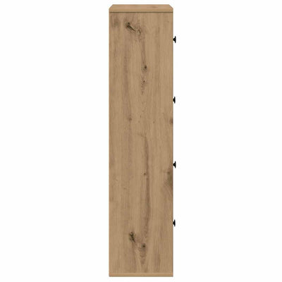 Kirjahylly artesaani tammi 60x24x101,5 cm tekninen puu