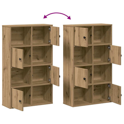 Kirjahylly artesaani tammi 60x24x101,5 cm tekninen puu