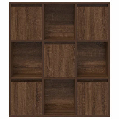 Kirjahylly ruskea tammi 89x24x101,5 cm tekninen puu