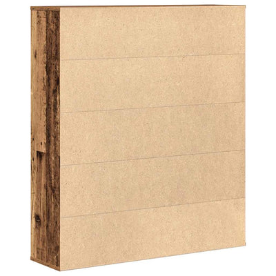 Kirjahylly vanha puu 89x24x101,5 cm tekninen puu