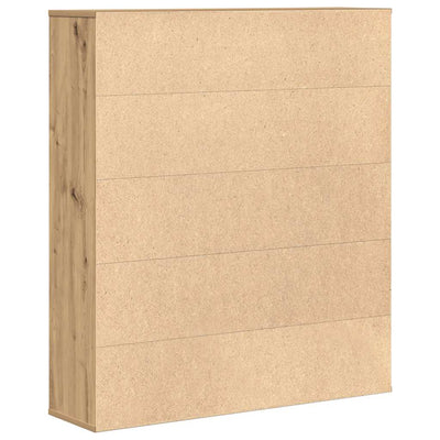 Kirjahylly artesaani tammi 89x24x101,5 cm tekninen puu